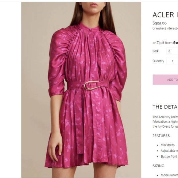 Acler Ivy Dress - NWT - Picture 5 of 5